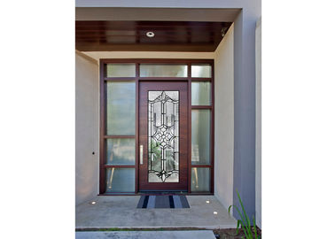 Sidelight trang trí bảng điều khiển kính, Architectural Stained Glass Door Panels